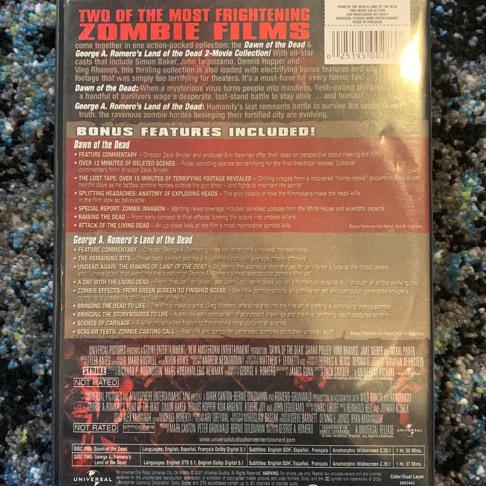Two Zombie dvds - Picture 2 of 2